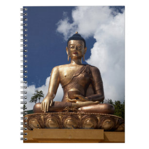Sitting Buddha Statue Notebook