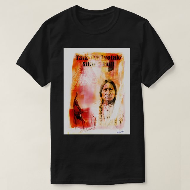 Sitting Bull 7  T-Shirt (Design Front)
