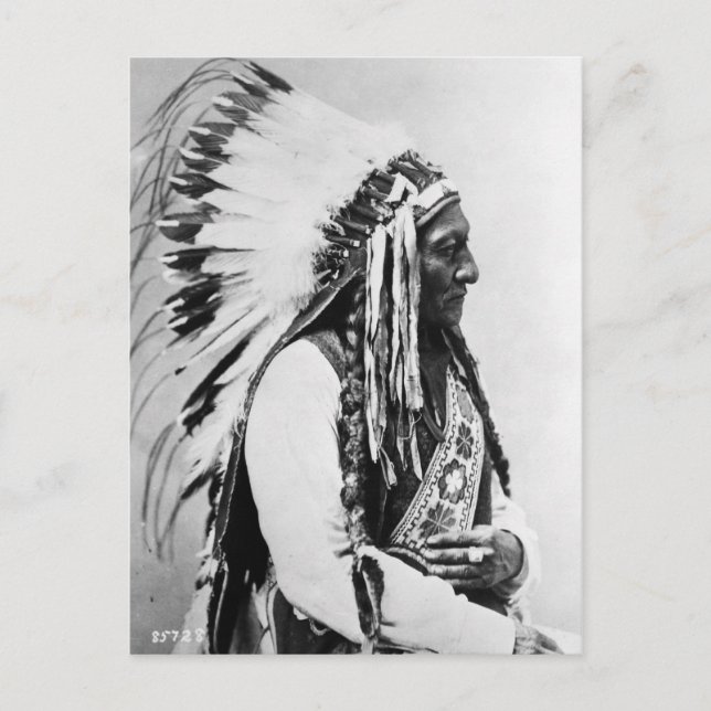 Sitting Bull, a Hunkpapa Sioux Postcard (Front)