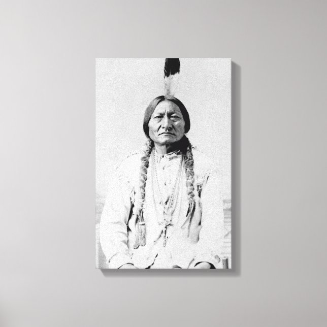 Sitting Bull Canvas Print (Front)