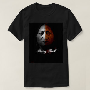 Sitting Bull graphic design tee shirt