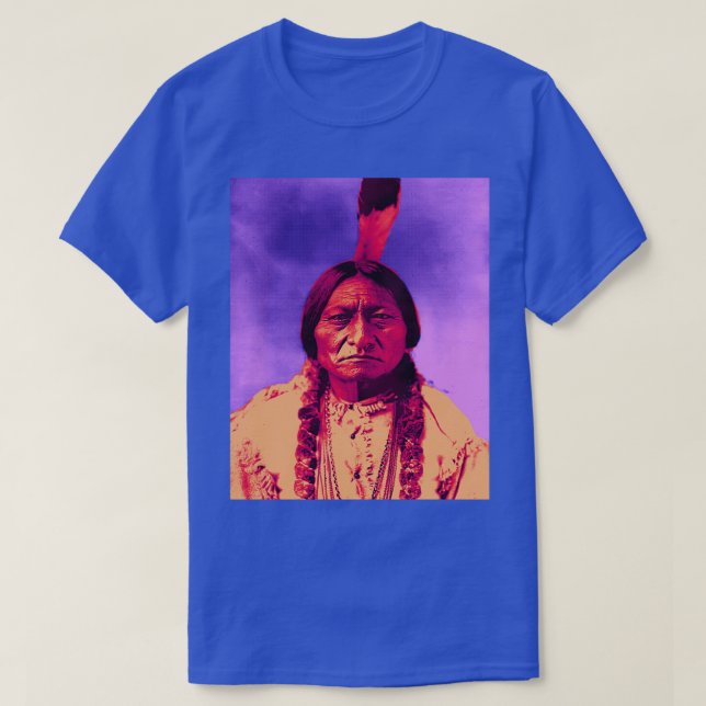 Sitting Bull Graphic  T-Shirt (Design Front)