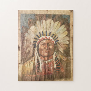 Sitting Bull Jigsaw Puzzle