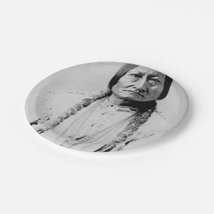 Sitting Bull Paper Plate