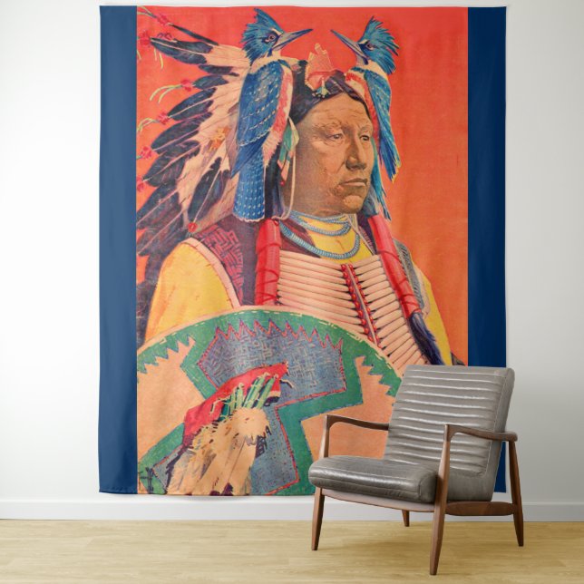 Sitting Bull Tapestry (In Situ)