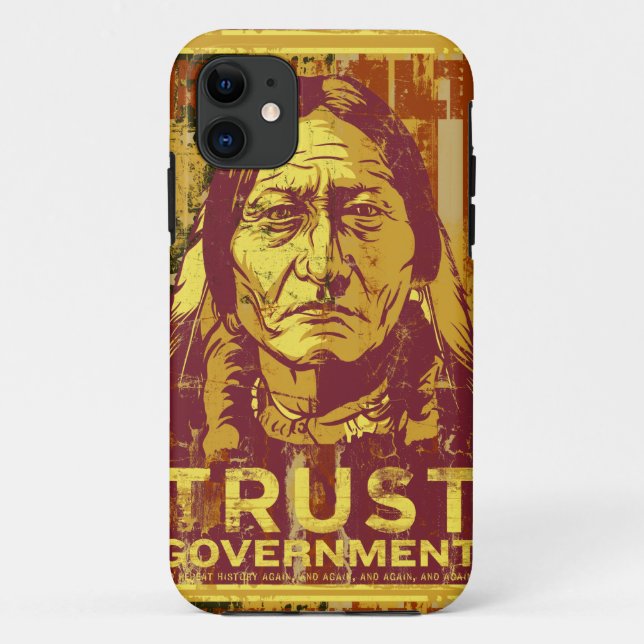 Sitting Bull Trust Government iPhone 5S Case (Back)