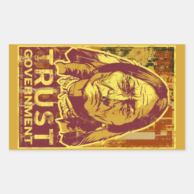 Sitting Bull Trust Government  Sticker Set (Front)