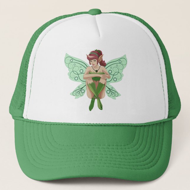 SITTING FAIRY TRUCKER HAT (Front)