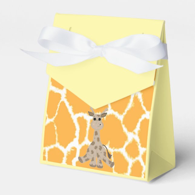 Sitting Giraffe Favor Box (Front Side)