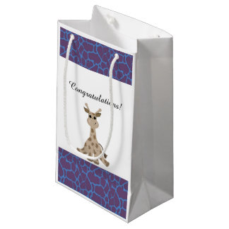 Sitting Giraffe Small Gift Bag