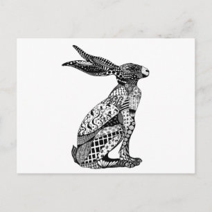 Sitting Hare Postcard