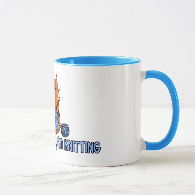 sitting knitting mug (Right)