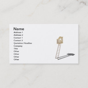 Sitting Ladder Shuttered Window Business Card