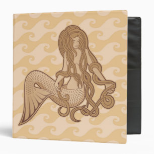 Sitting Mermaid Binder