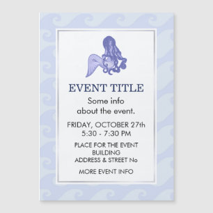 Sitting Mermaid Blue