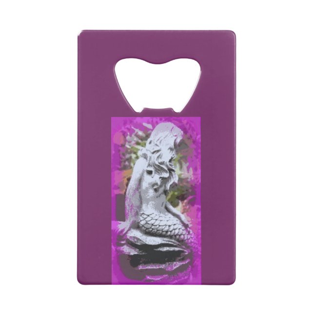 sitting mermaid bottle opener wallet bottle opener (Front)