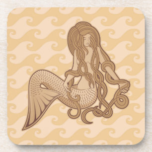 Sitting Mermaid Coaster