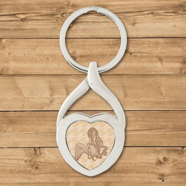 Sitting Mermaid Keychain (Creator Uploaded)