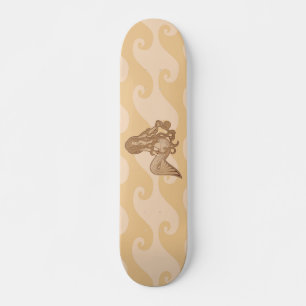 Sitting Mermaid Skateboard