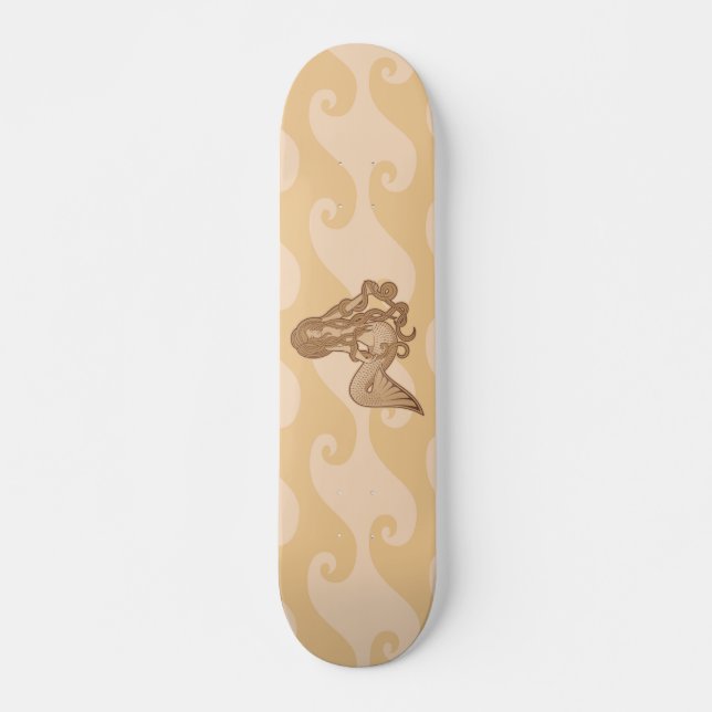 Sitting Mermaid Skateboard (Front)