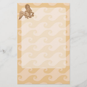 Sitting Mermaid Stationery