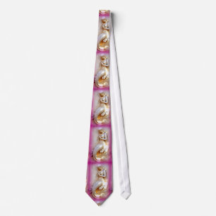 sitting mermaids pink tie
