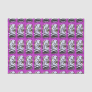 sitting mermaids purple tissue paper