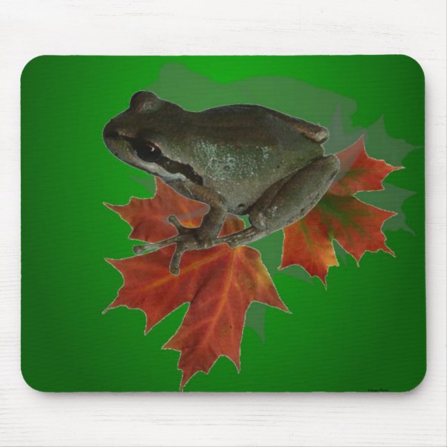 Sitting On Leaves Mousepad (Front)