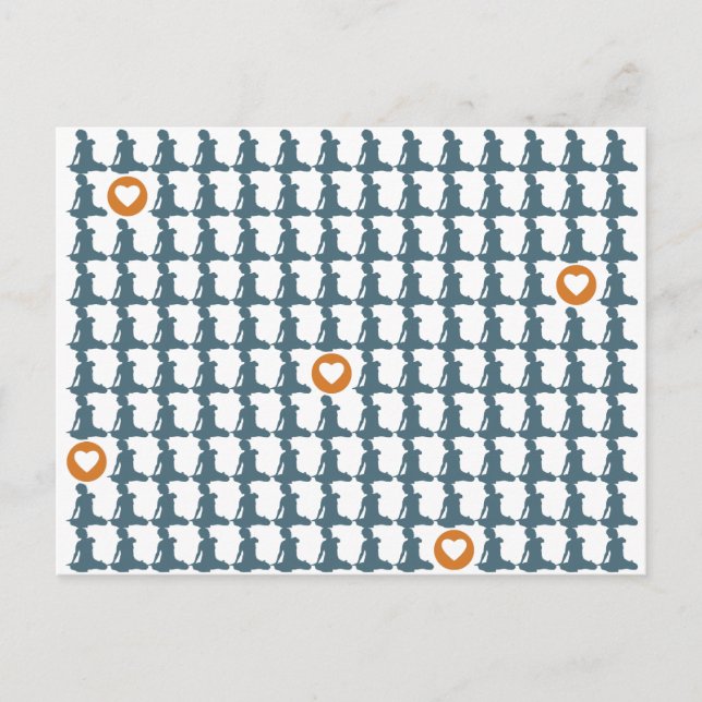 Sitting On Repeat Postcard (Front)