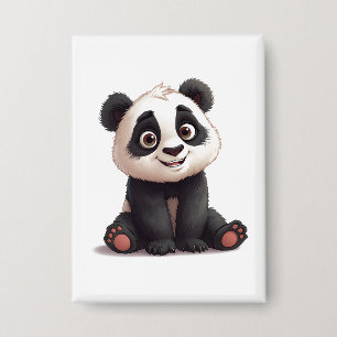 Sitting Panda Bear Cartoon Illustration Artwork
