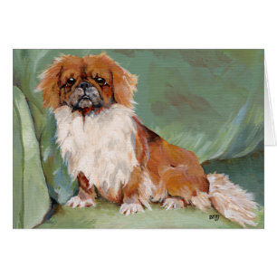Sitting Pekingese