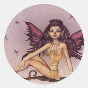 Sitting Pretty Classic Round Sticker