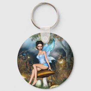 Sitting Pretty Fairy Keychain