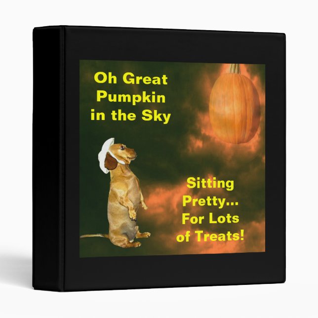 Sitting Pretty For Lots of Treats Binder (Front/Spine)