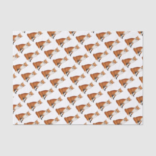 Sitting Red Fox Wildlife Tissue Paper
