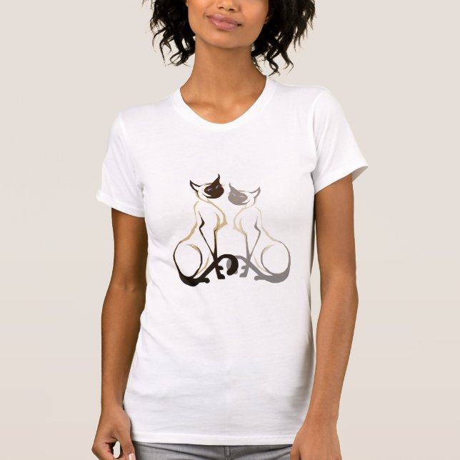 Sitting Siamese T-Shirt (Front)