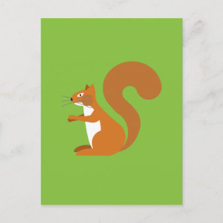 Sitting Squirrel Postcard