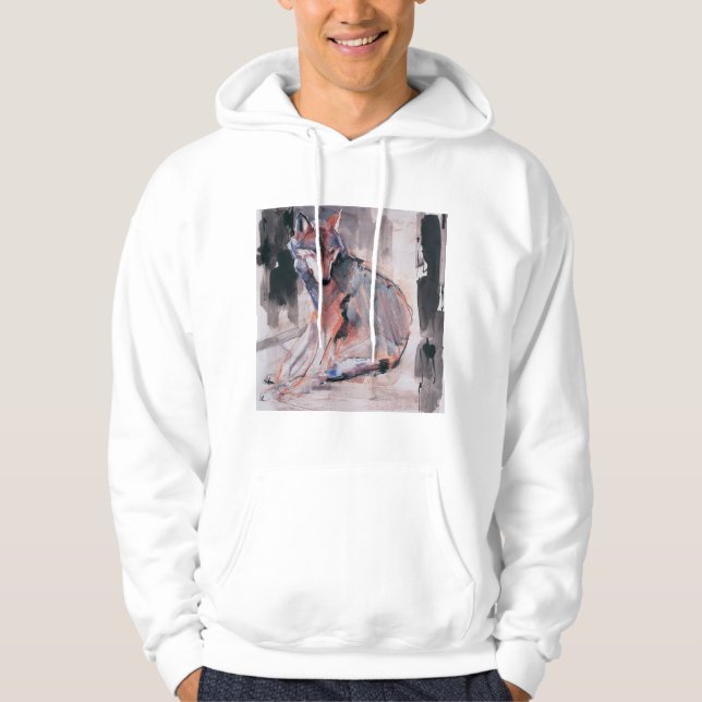 Sitting Wolf 2000 Hoodie (Front)
