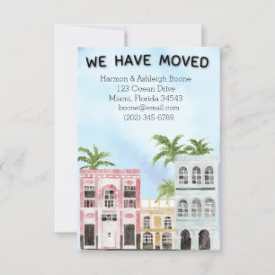 Situation tropicale Faire-part de déplacement