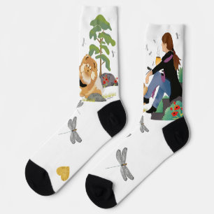SITZ AND THINKS - CHOW  crew socks