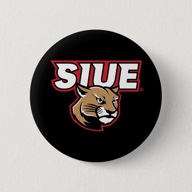 SIUE Cougars 2 Inch Round Button (Front)