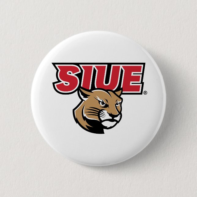 SIUE Cougars 2 Inch Round Button (Front)