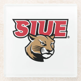 SIUE Cougars Glass Coaster