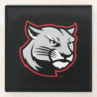 SIUE Cougars Glass Coaster