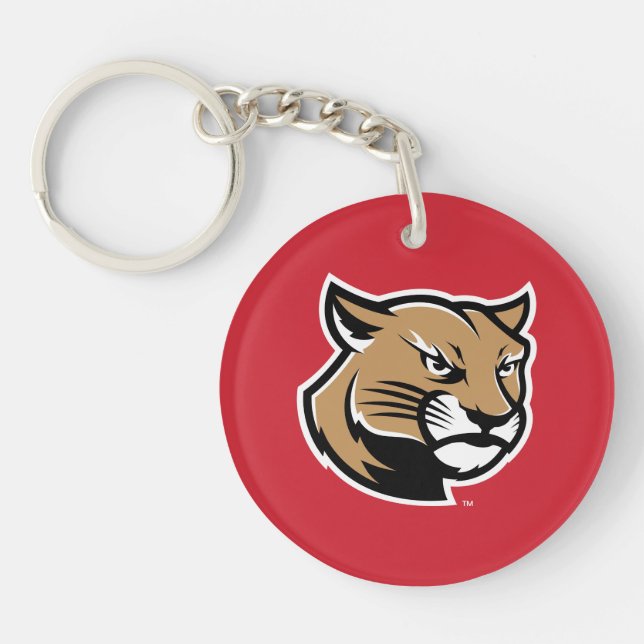 SIUE Cougars Keychain (Front)