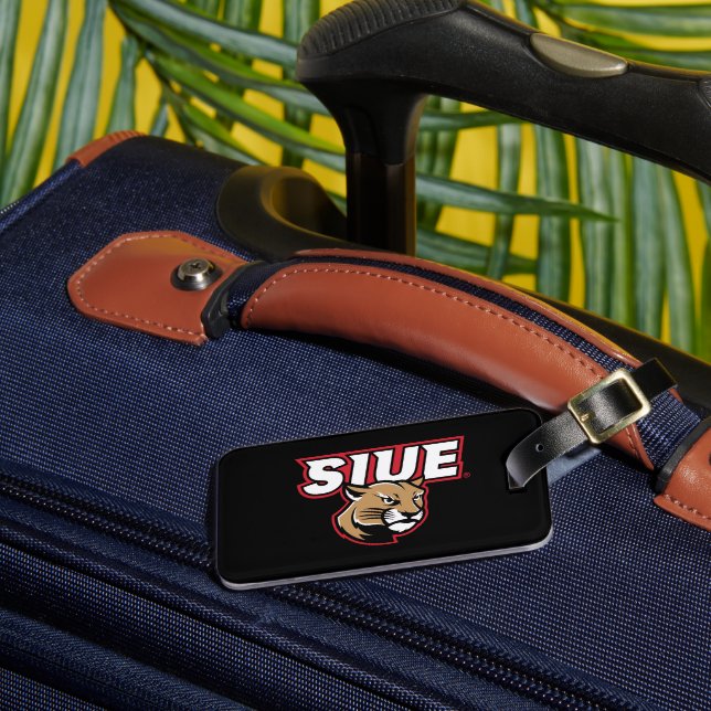 SIUE Cougars Luggage Tag (Front Insitu 3)