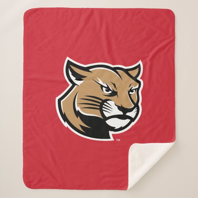 SIUE Cougars Sherpa Blanket (Front)