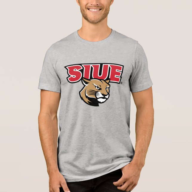 SIUE Cougars Tri-Blend Shirt (Front)