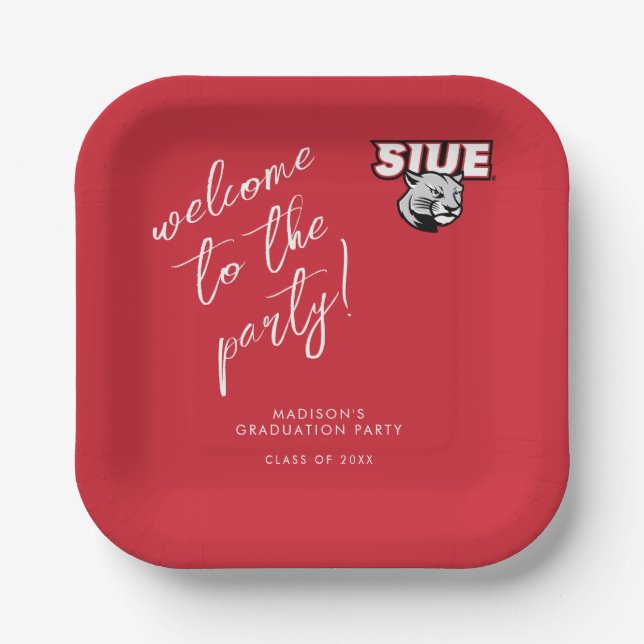 SIUE Graduation Paper Plate (Front)