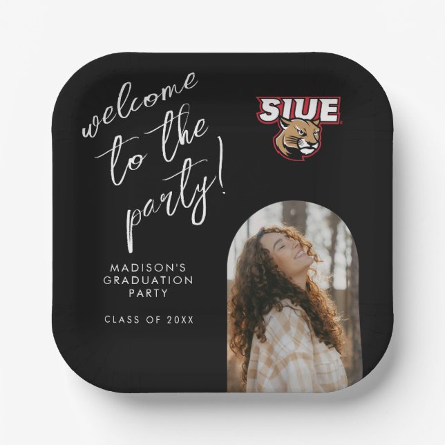 SIUE Graduation Paper Plate (Front)